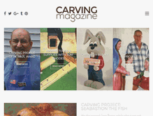 Tablet Screenshot of carvingmagazine.com